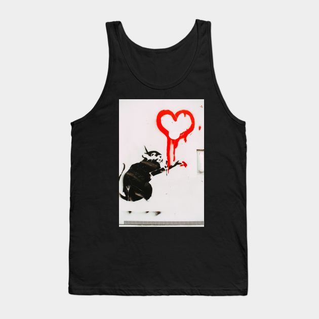 rat Tank Top by Light Up Glow 